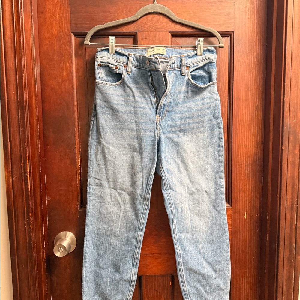 Abercrombie & Fitch High Rise Women Jeans - Light Blue